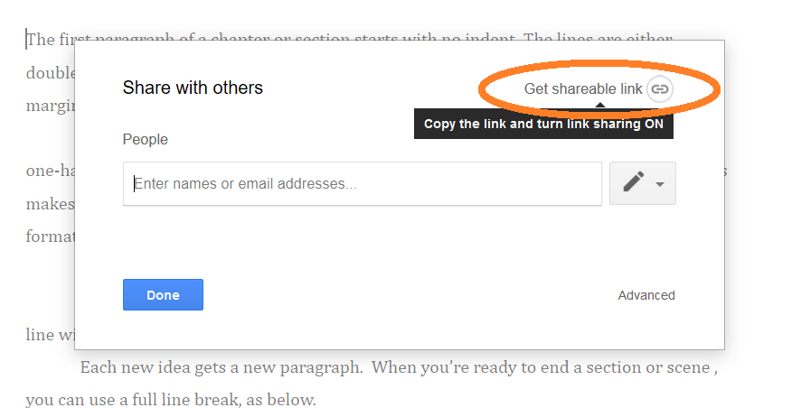 How To Share Your Work In Google Docs The Library