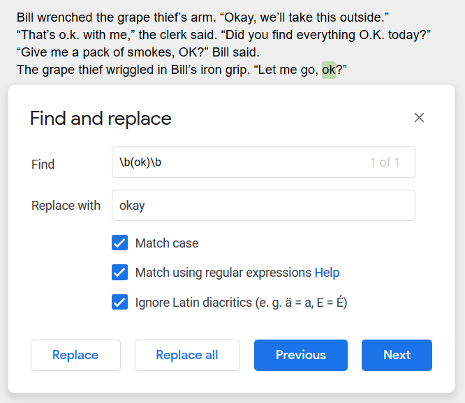 Using Regex In Google Docs The Library